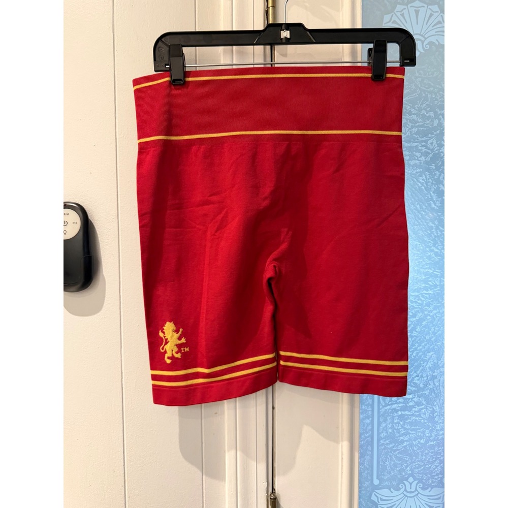 Harry Potter Gryffindor Red Seamless Scrunch Biker Shorts XL Wizarding World